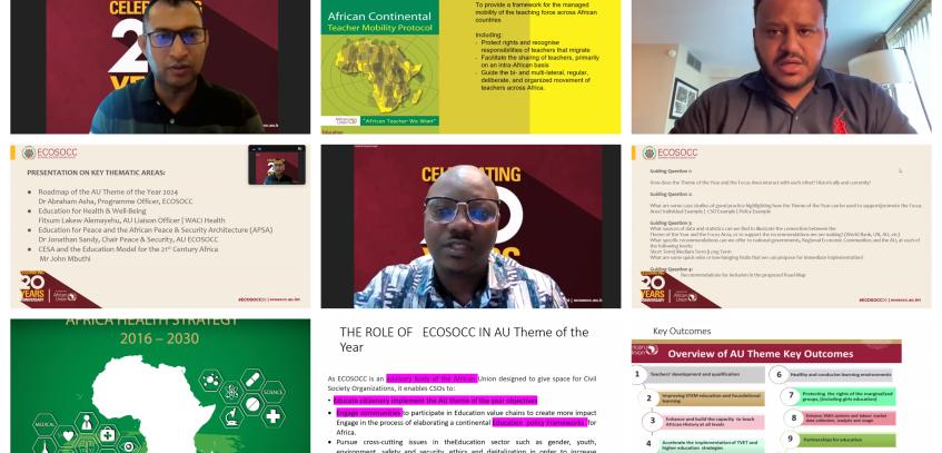 Insights and Progress: Recap of the Second Session of Consultations on the AU Theme of the Year 2024