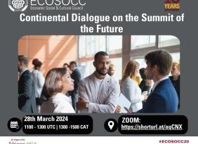 ECOSOCC organizes continental dialogue on the upcoming Summit of the Future