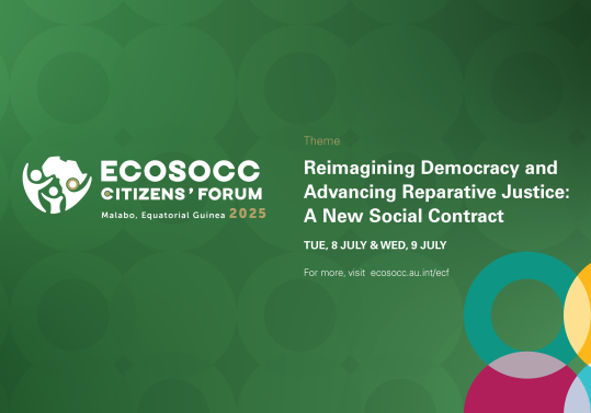 ECOSOCC Citizens' Forum 2025