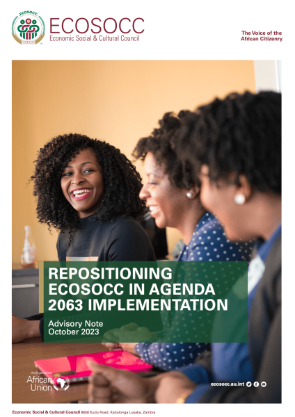 Repositioning ECOSOCC in Agenda 2063 Implementation