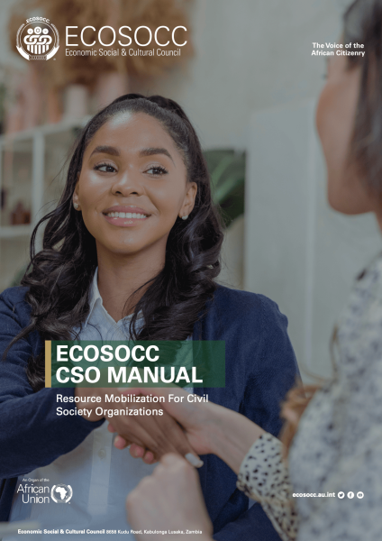 ECOSOCC CSO MANUAL: Resource Mobilization For Civil Society Organizations