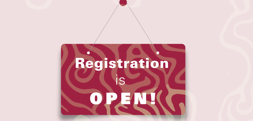 Registration is open